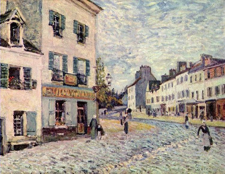 Alfred Sisley Strabe in Marly china oil painting image